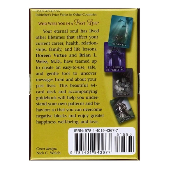 Past Life Oracle Cards: A 44-Card Deck And Guidebook​ - Picture 2 of 3